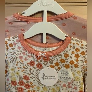 Milkberry NWT Set of 2 PC Bamboo Pajamas Loungewear 18 months sensitive skin